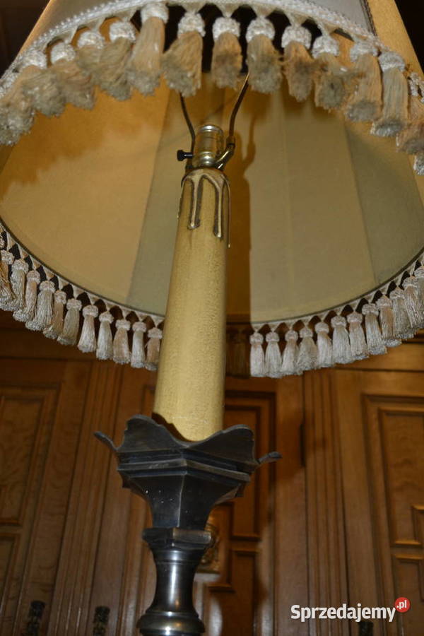 lampa podłogowa stare srebro Meble Będzin