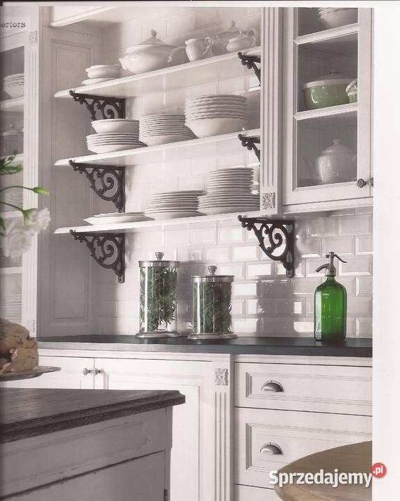 WSPORNIK WIESZAK PÓŁKI ŻELIWNY KWIAT PODPÓRKA