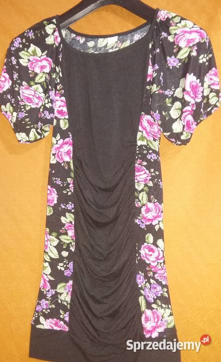 Tunikabluzka czarna w kwiatySM Łódź
