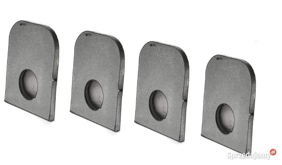 Stalowe zaciski podkładki pod szybę do kominka 4