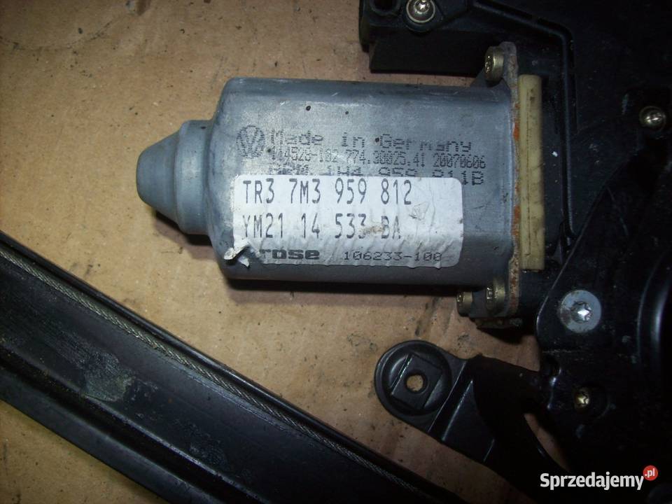 Sharan I Podnosnik szyby prawy tyl elektryczny Mińsk Mazowiecki