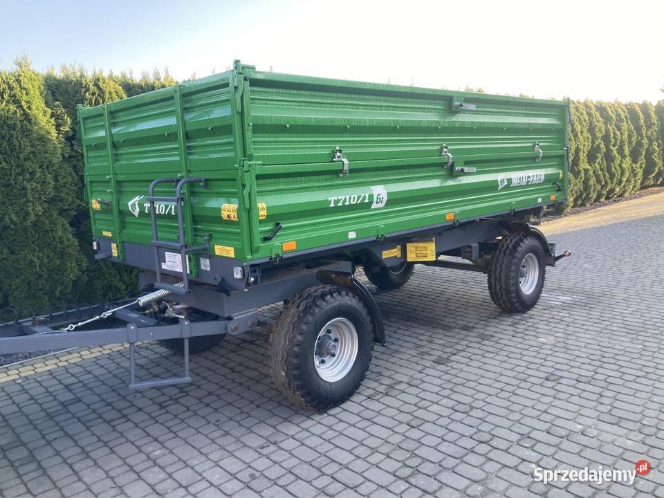 sprzedam przyczepę METALFACH T7101 6 TON sprzedam