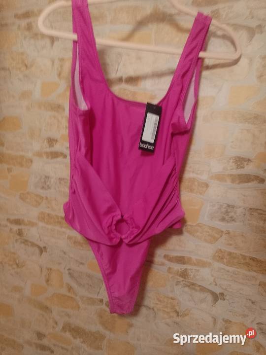 42XL Różowy zmysłowy strój kąpielowy z Londynu Kraków