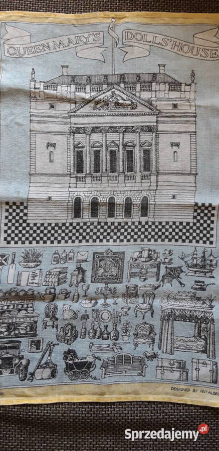 OKAZJA Lniany ręcznik Tkaniny śląskie