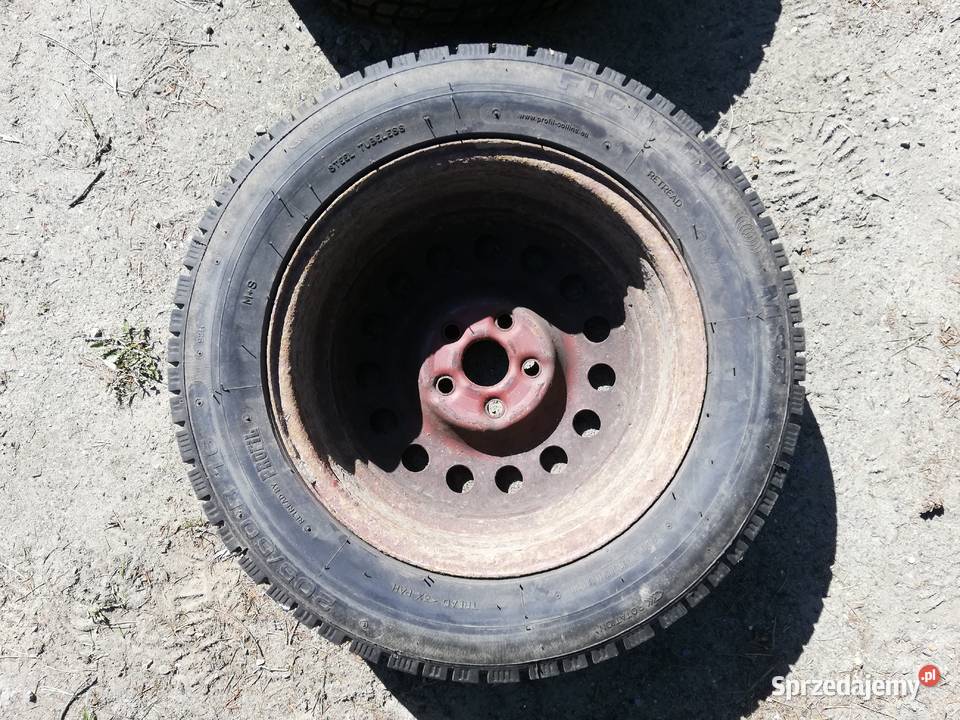 Komplet 4 koła stal 16 5x112opony zima 20560 8 lubelskie Kock sprzedam
