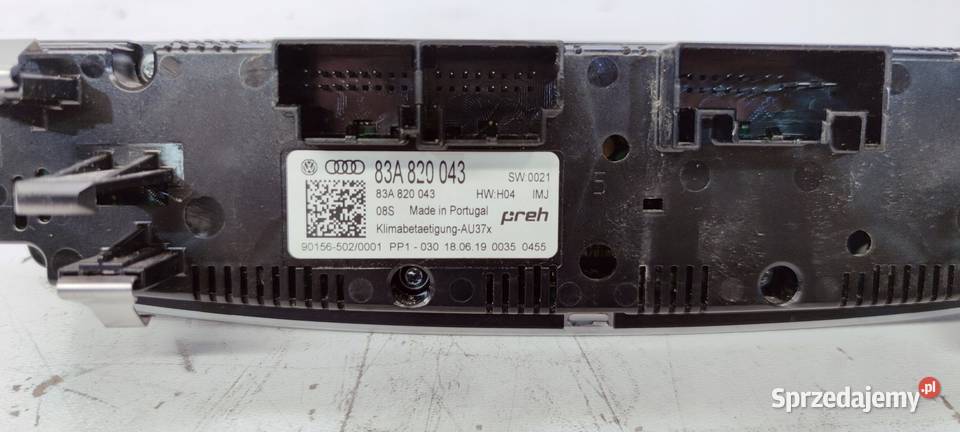 PANEL KLIMATRONIK AUDI Q3 F3 83A820043 śląskie Przystajń