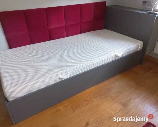 Łóżko 90x200 Materac IKEA bygda Stelaż listwowy mazowieckie Warszawa