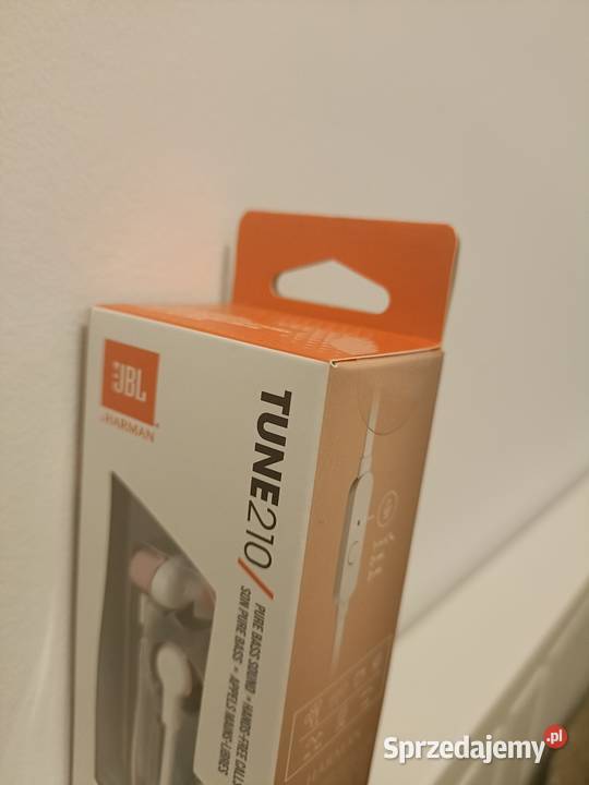 Słuchawki JBL T210 Dokanałowe Przewodowe