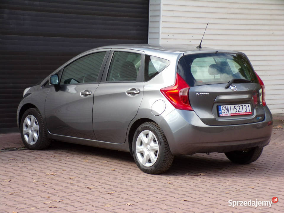 Nissan Note Klimatyzacja Gwarancja 12 80 2014 II Samochody osobowe śląskie Mikołów