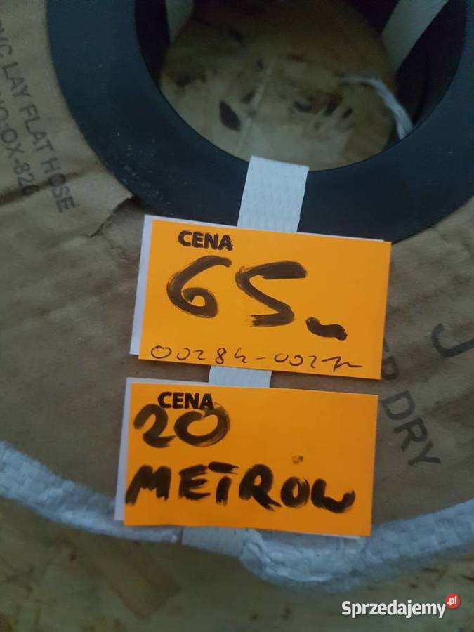 Wąż strażacki 1 cal do wody szamba ok 20M gumowy Głogowa sprzedam