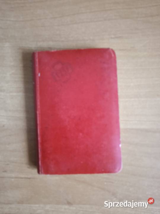 Kalendarzyk terminarzyk z 1937 roku małopolskie