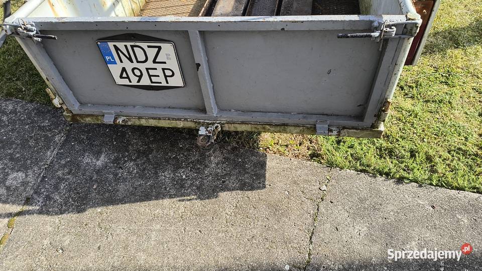 Przyczepa wózek dwukółka jednoosiowa do ciągnika warmińsko-mazurskie