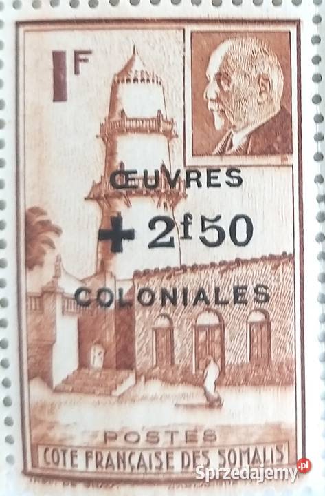 Znaczek Somalia Meczet w Dżibuti Kolonie mazowieckie Bronisze