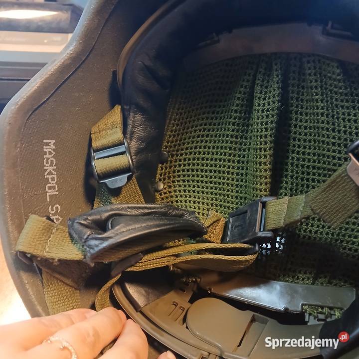 Hełm kompozytowy HP01 MASKPOL BR khaki 2006r łódzkie