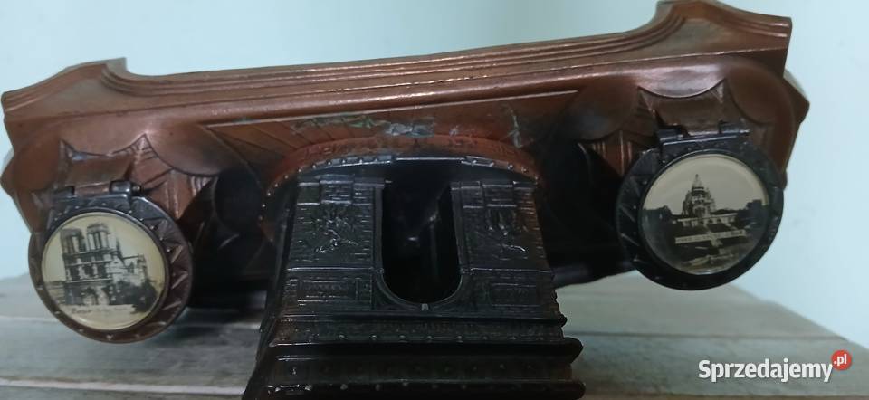 Zabytkowy secesyjny kalamarz z XIX wieku Kraków