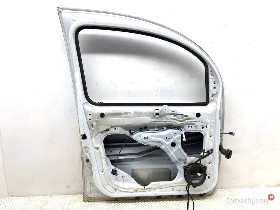 DRZWI LEWY PRZÓD RENAULT KANGOO II Minivan BIAŁY osobowe
