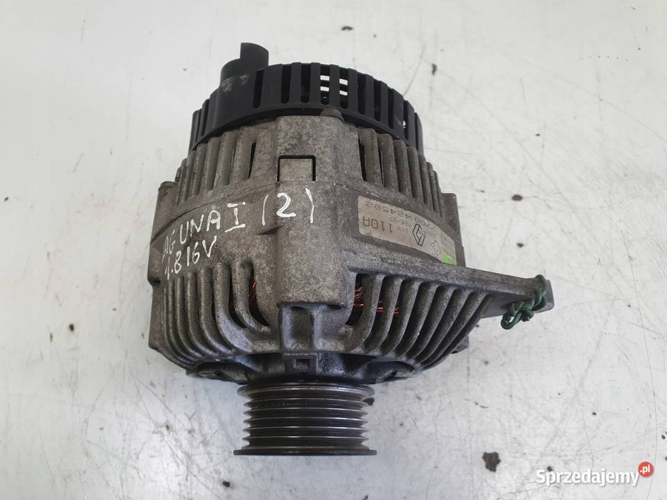 ALTERNATOR Renault Laguna I 18 16V 7700424582 osobowe Układ elektryczny silnika Chełm