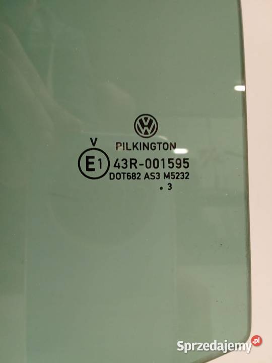 Szyba Boczna Lewa Tylna Volkswagen Touran 03 Boczne (drzwi) Bralin
