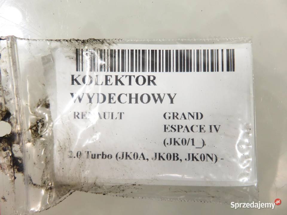 KOLEKTOR WYDECHOWY RENAULT GRAND ESPACE IV 20 Kolektory wydechowe małopolskie