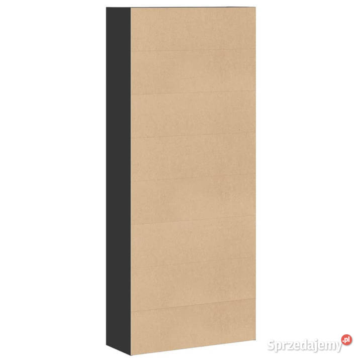 Regał na książki czarny 80x30x189 materiał sprzedam