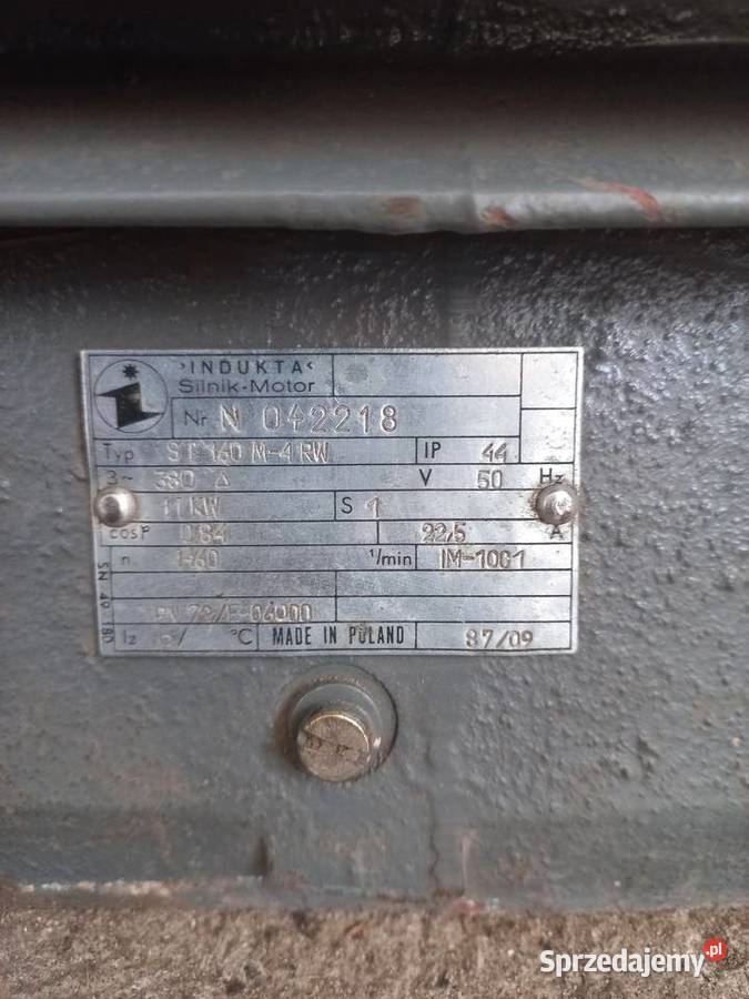 sprzedam silnik elektryczny 11 kw Więckowice sprzedam