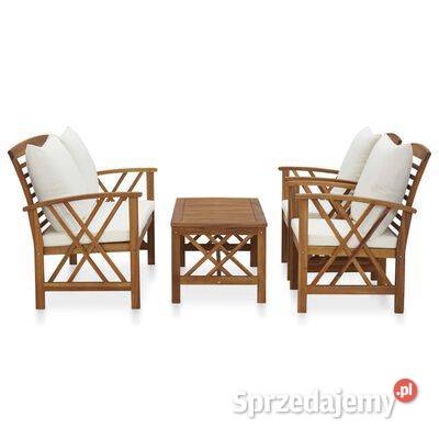 vidaXL 4cz zestaw wypoczynkowy do ogrodu