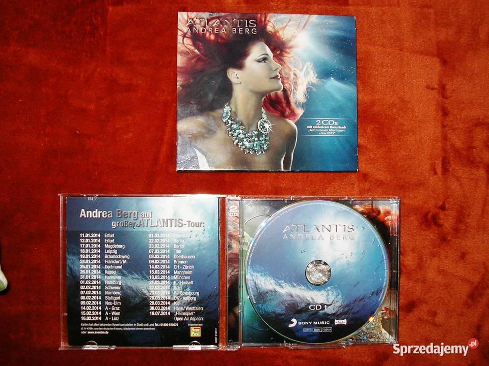 Andrea Berg Abenteuer i Atlantis alb 2 cd pop Ząbkowice Śląskie