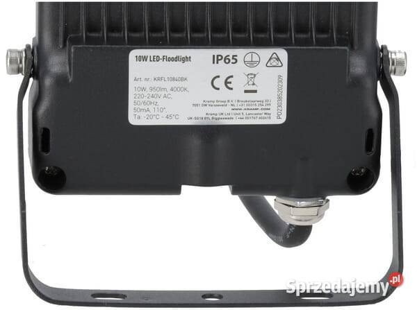 Oprawa oświetleniowa LED 10W 4000K KRFL10840BK Kamionna