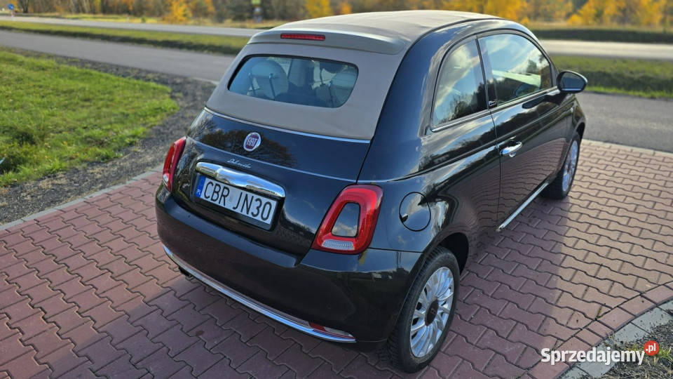Fiat 500 500 C Cabrio Śliczny Dolcevita 37 wielofunkcyjna kierownica 500