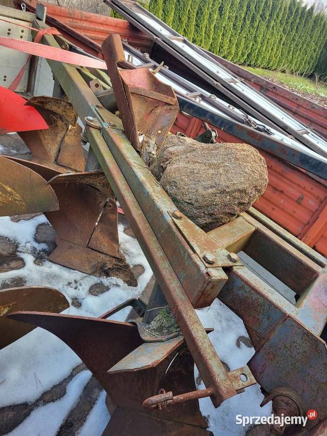 Pług 3 skibowy duzy nieuszkodzony Wiskitki
