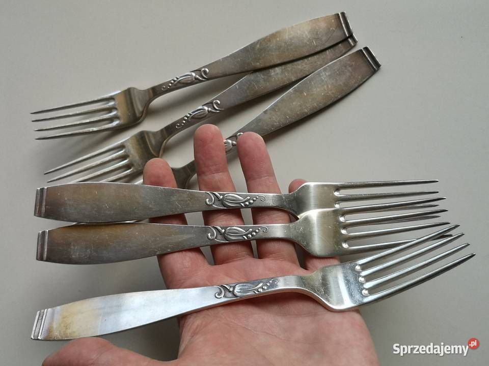 Widelce obiadowe komplet plater vintage Toruń