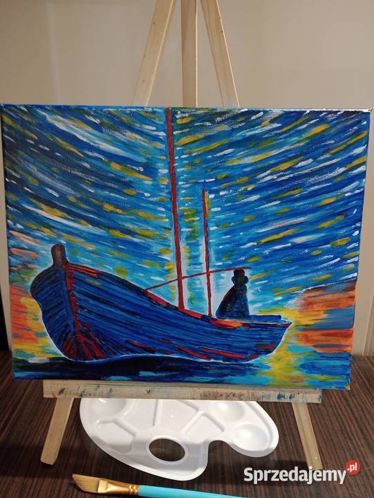 Obraz ręcznie malowane łódzkie Łódź