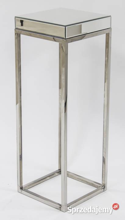 wysoki stolik kwietnik stojak glamour stal chrom Limanowa