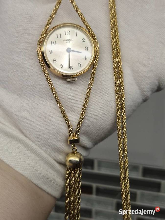 Cudowny naszyjnikwisiorek zegarekANKER Chorzów sprzedam