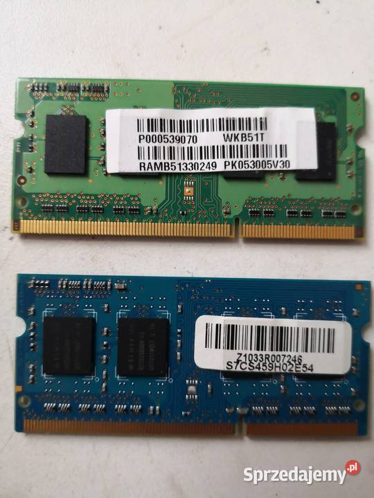 Dual 4GB ram Samsung 2GB pc310600 Elixir 2GB pc3 Pojemność 4GB Pamięci Głubczyce