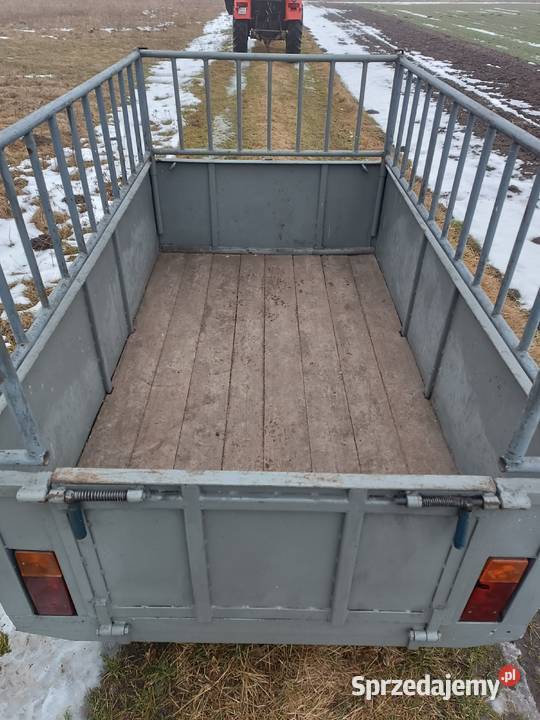 Przyczepka dwukółka Przyczepy rolnicze łódzkie Łask sprzedam