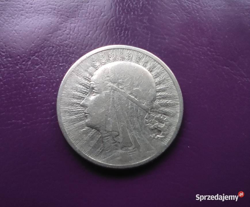 Moneta II RP 2 1934 GŁOWA KOBIETY Srebro Numizmatyka mazowieckie Pruszków