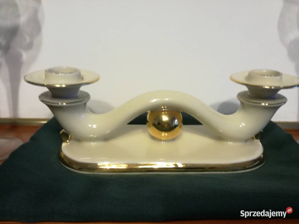 Przepiękny stary świecznik Hertel Jacob Bavaria śląskie Jastrzębie-Zdrój