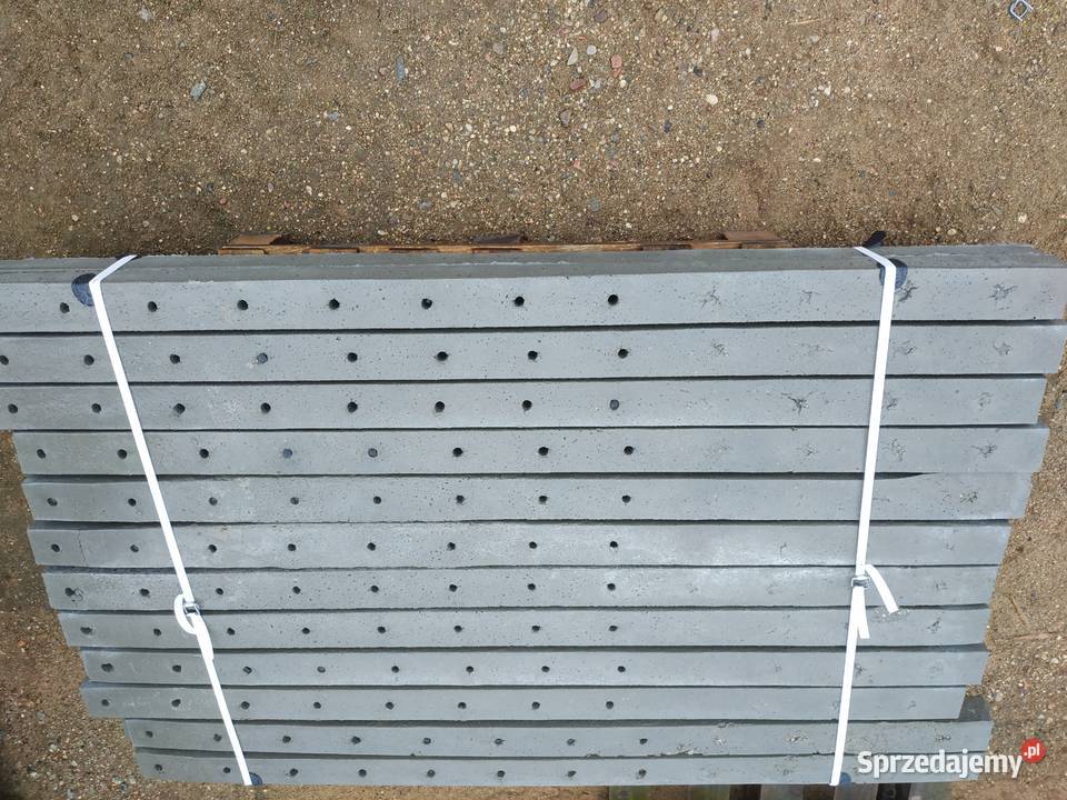 Słupki ogrodzeniowe betonowe zbrojone działka paśnik