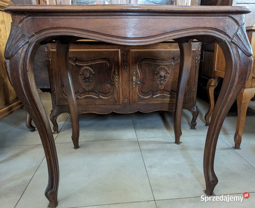 Piękny nieduży stół ludwikowski dąbsklep Dąbrowa Dąbrowa Górnicza