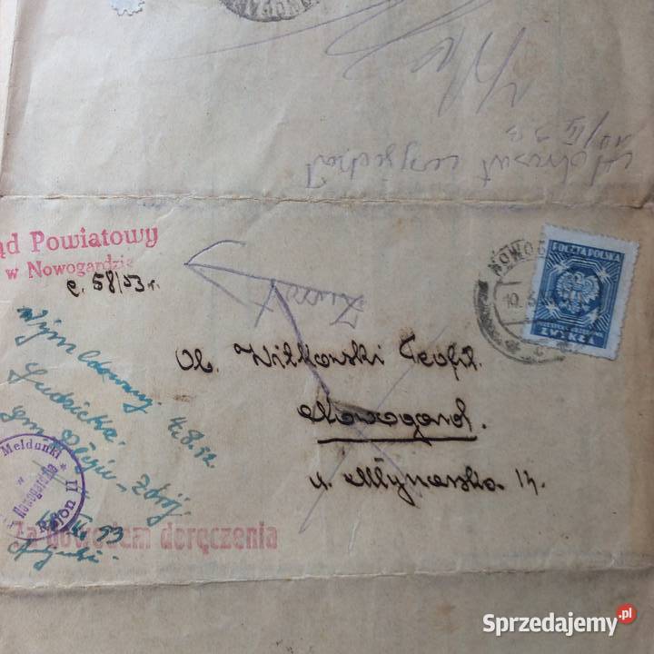 1693 Pismo Z Sądu W Nowogardzie Szczecin