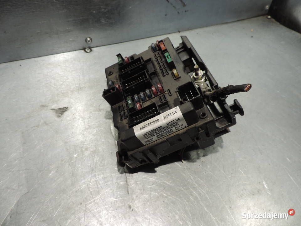 SKRZYNKA MODUŁ BSM B4 PEUGEOT 206 14 9650663980 Nowy Sącz