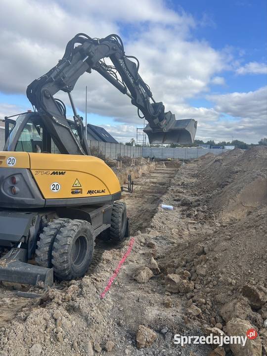 Mecalac 714 mwe pełny VAT Kleczew