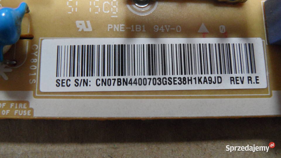 zasilacz telewizora samsung UE43J5600 Bn4400703G sprzedam