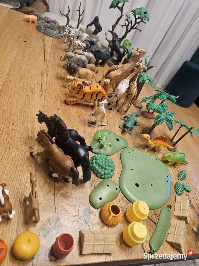 Zestaw Figurek Zwierząt roslin ZOO Safari Farma