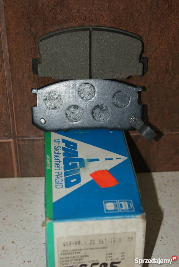 36585 ABS KLOCKI HAMULC TOYOTA COROLLA 8387 16GT mazowieckie Białobrzegi