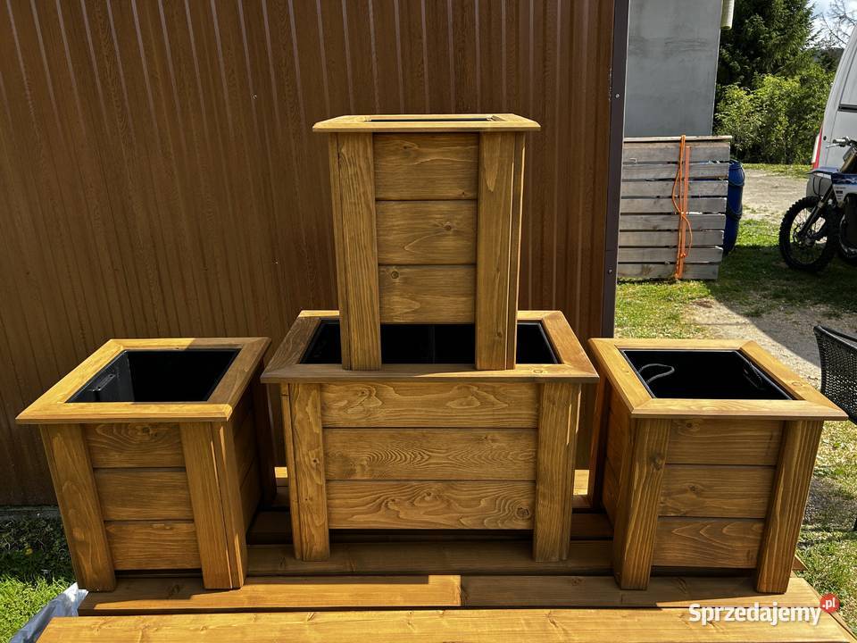 Donice ogrodowe drewniane Szczawa