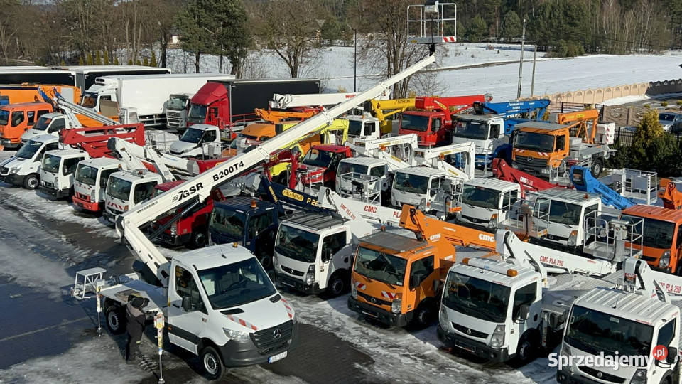 Mercedes Sprinter Podnośnik Koszowy 23m GSR Widełki