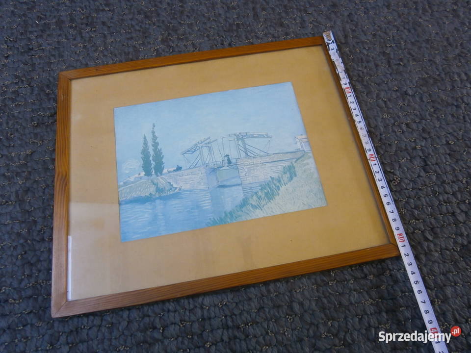 Obraz w ramie Postać na moście autor nieznany