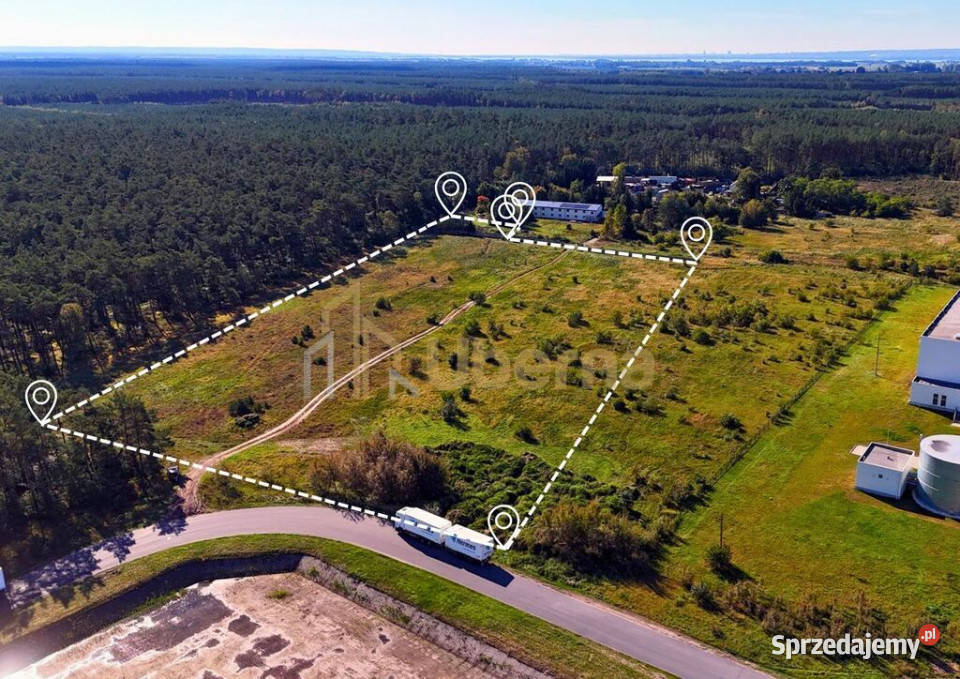 Działka przeznaczona pod produkcję magazyny Łozienica